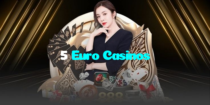 5 Euro Casinos casino presented on mobile device in Pakistan with slots and live games